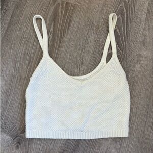 Women's Cream Knit Top